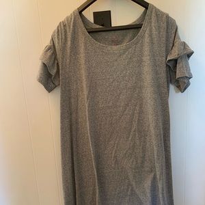 Grey maternity dress